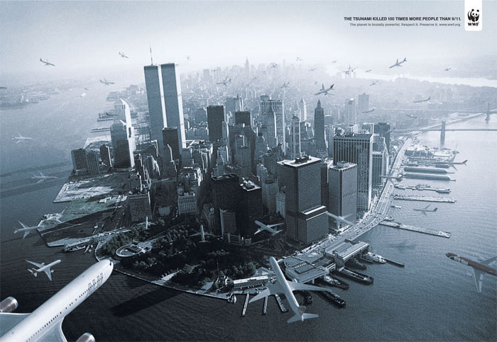 WWF-ad-comparing-911--and--Tsunami
