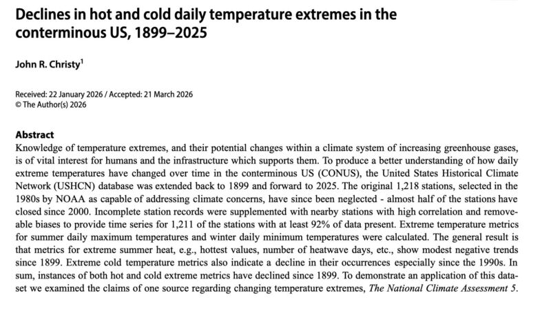 Image for the Tweet beginning: Extreme weather hoax punctured: "Instances
