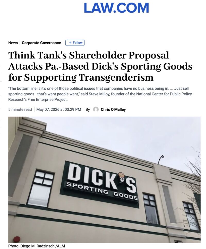 Image for the Tweet beginning: "The bottom line is [transgenderism]