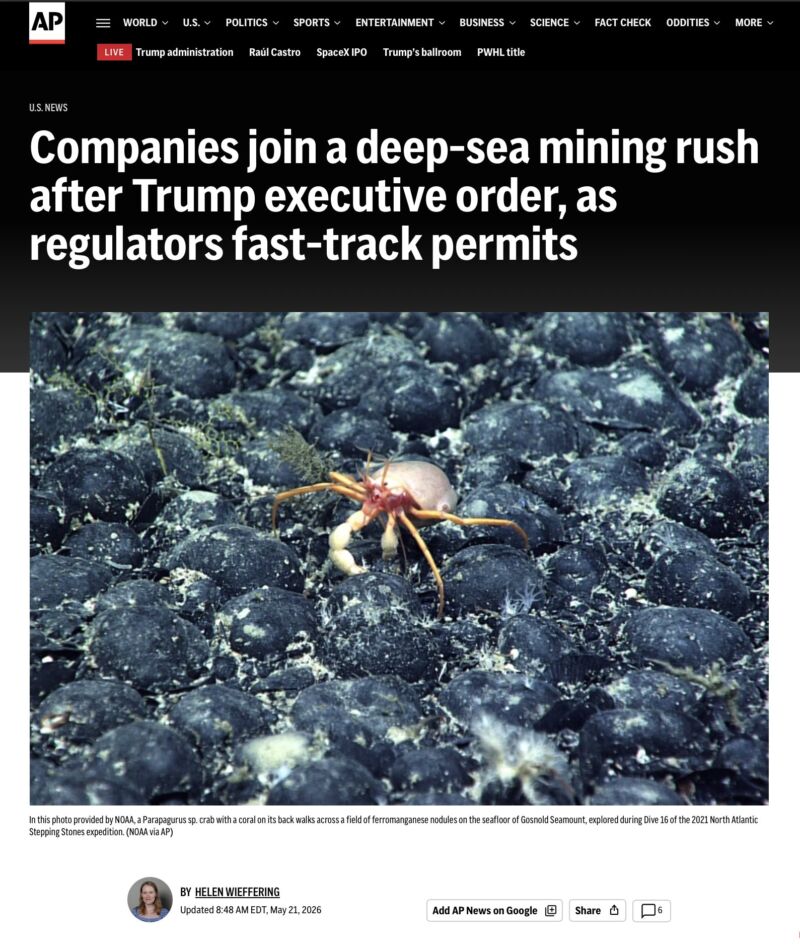 Image for the Tweet beginning: All this talk of mining
