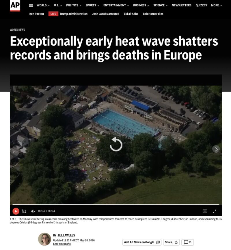Image for the Tweet beginning: No one is dying from