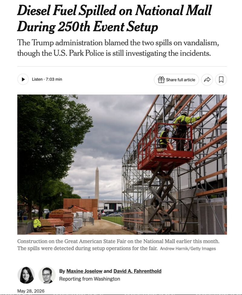Image for the Tweet beginning: TDS is not green: Vandals