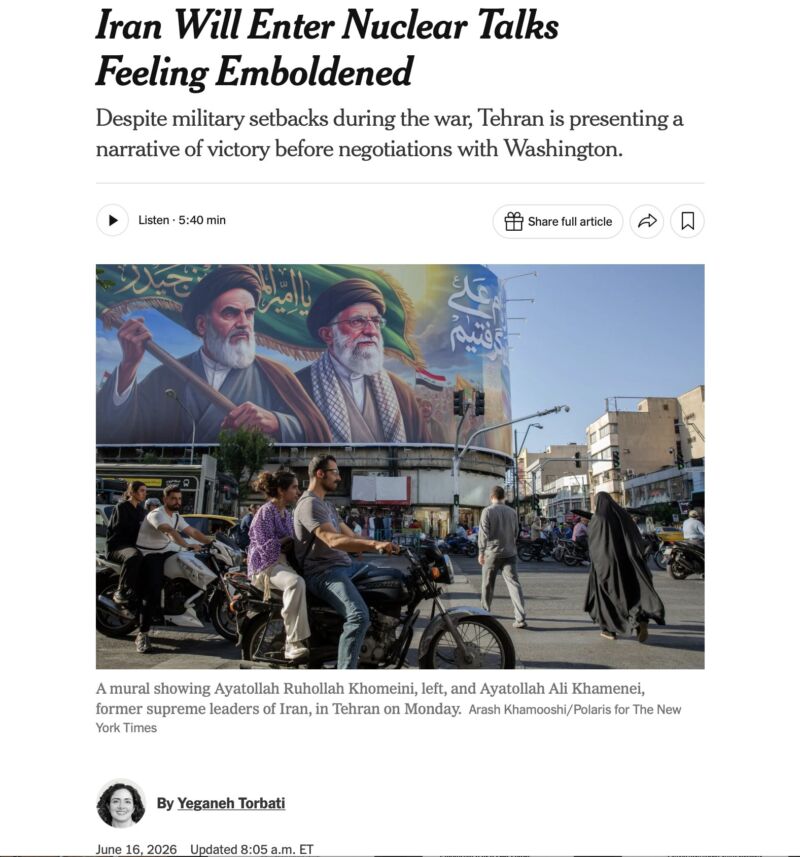 Image for the Tweet beginning: The fanatical Iranian regime may