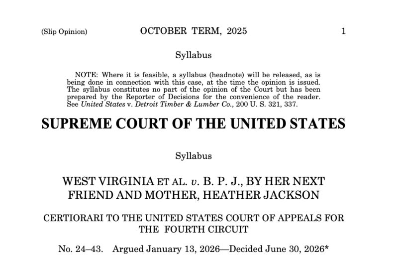 Image for the Tweet beginning: If SCOTUS would apply this