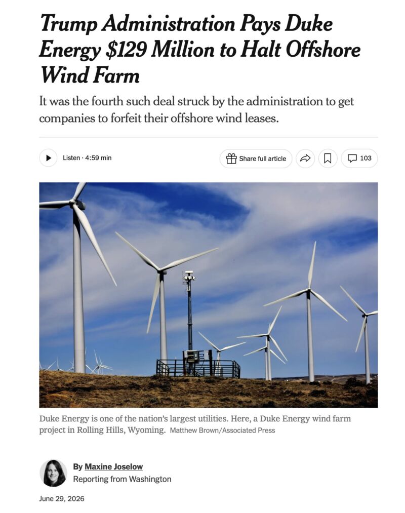 Image for the Tweet beginning: Taxpayers pay @DukeEnergy $129 million