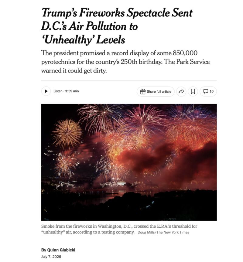 Image for the Tweet beginning: If the WashDC fireworks show