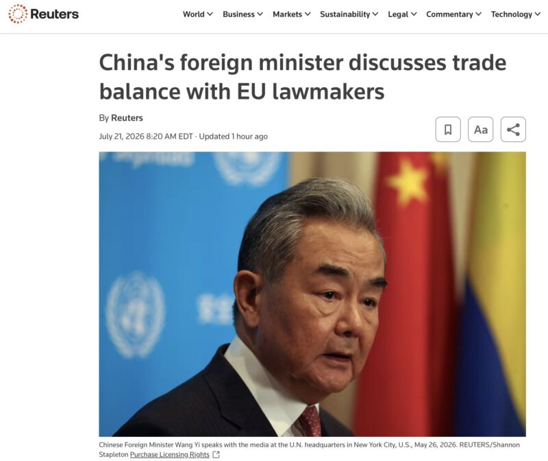 Image for the Tweet beginning: Communist China working to isolate