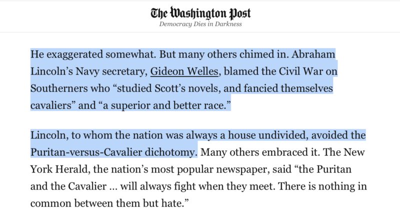 Image for the Tweet beginning: Terrible history from @georgewill, Just