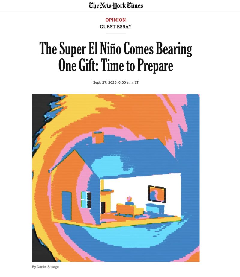 Image for the Tweet beginning: New York Times allows "climatologist"