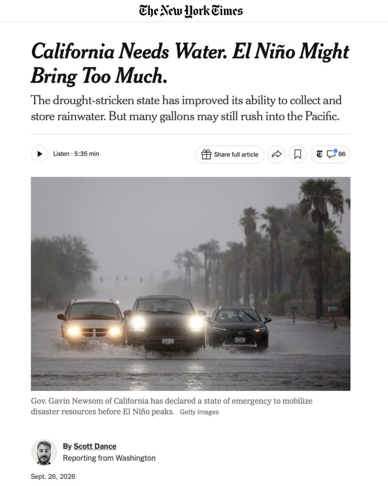 Image for the Tweet beginning: California Democrats have failed to