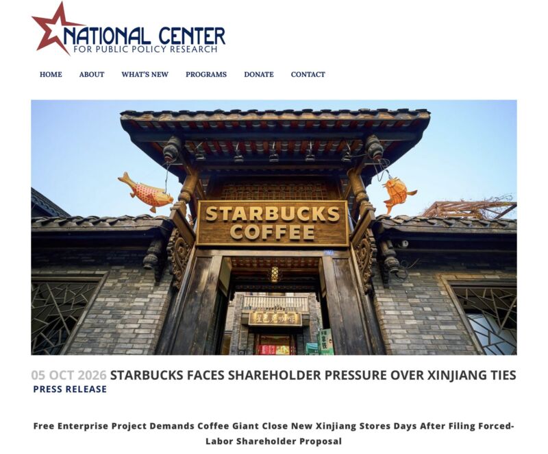 Image for the Tweet beginning: “It is appalling that @Starbucks