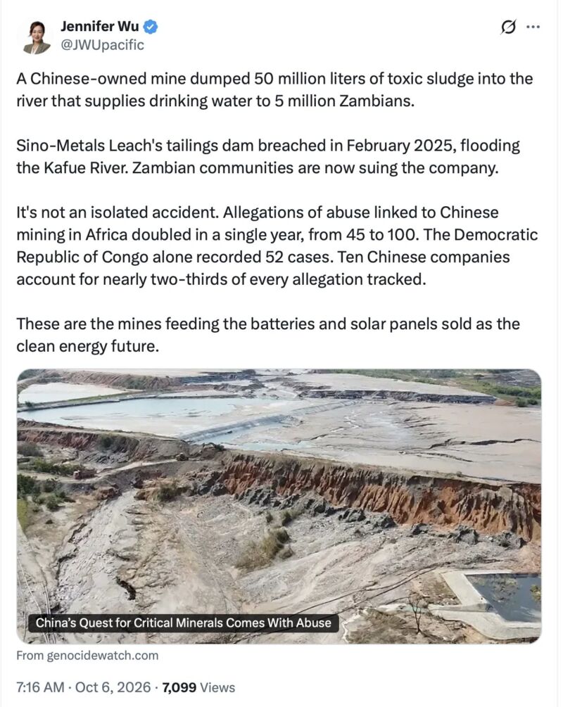 Image for the Tweet beginning: Here is the "clean energy"
